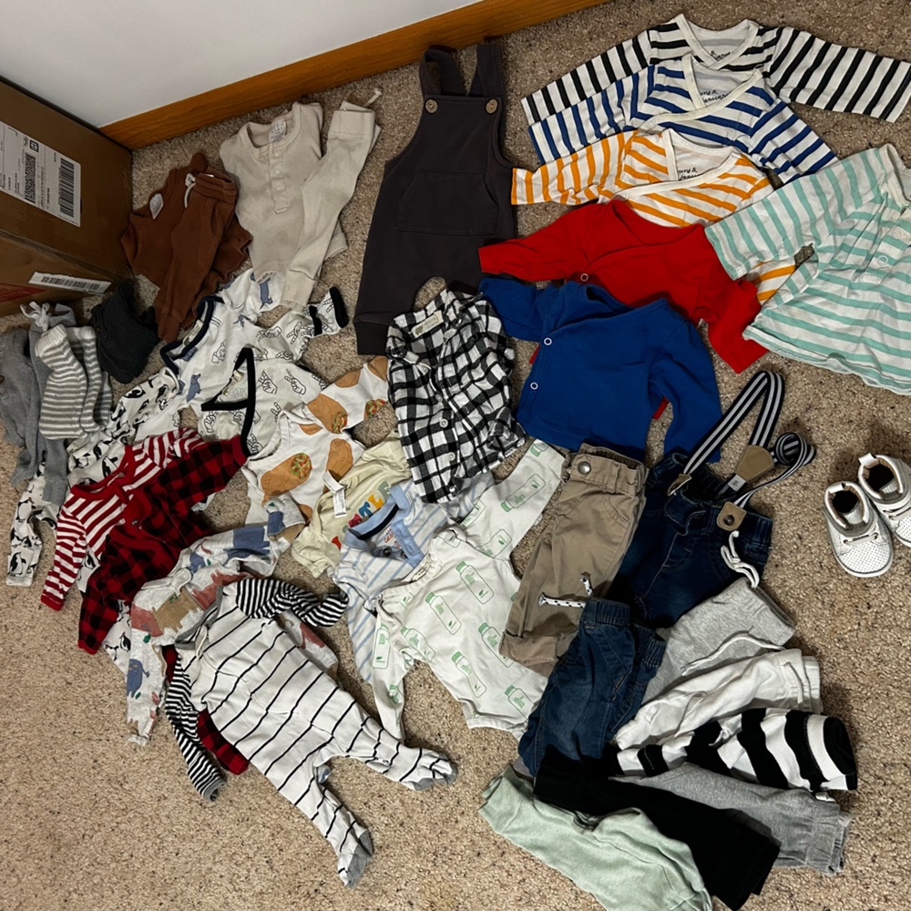 HUGE MIXED LOT, newborn, 0-3M